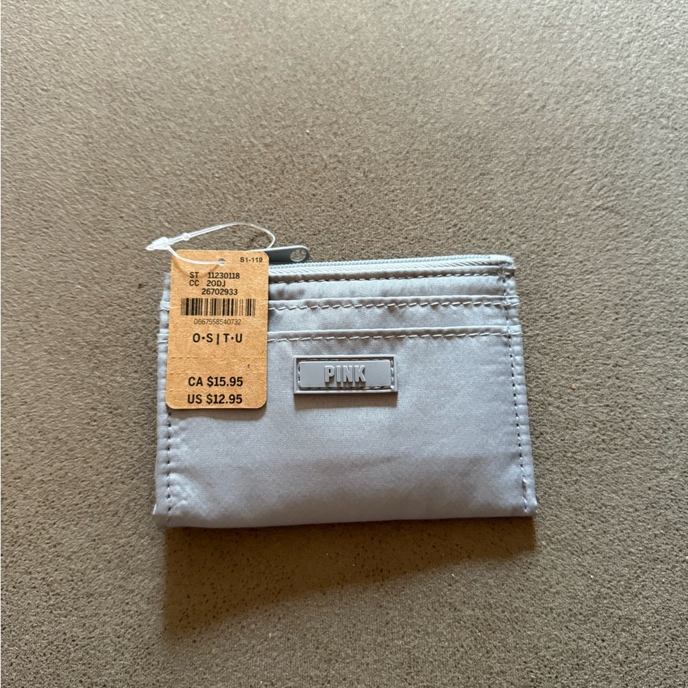 PINK Victoria's Secret Gray Wallet
